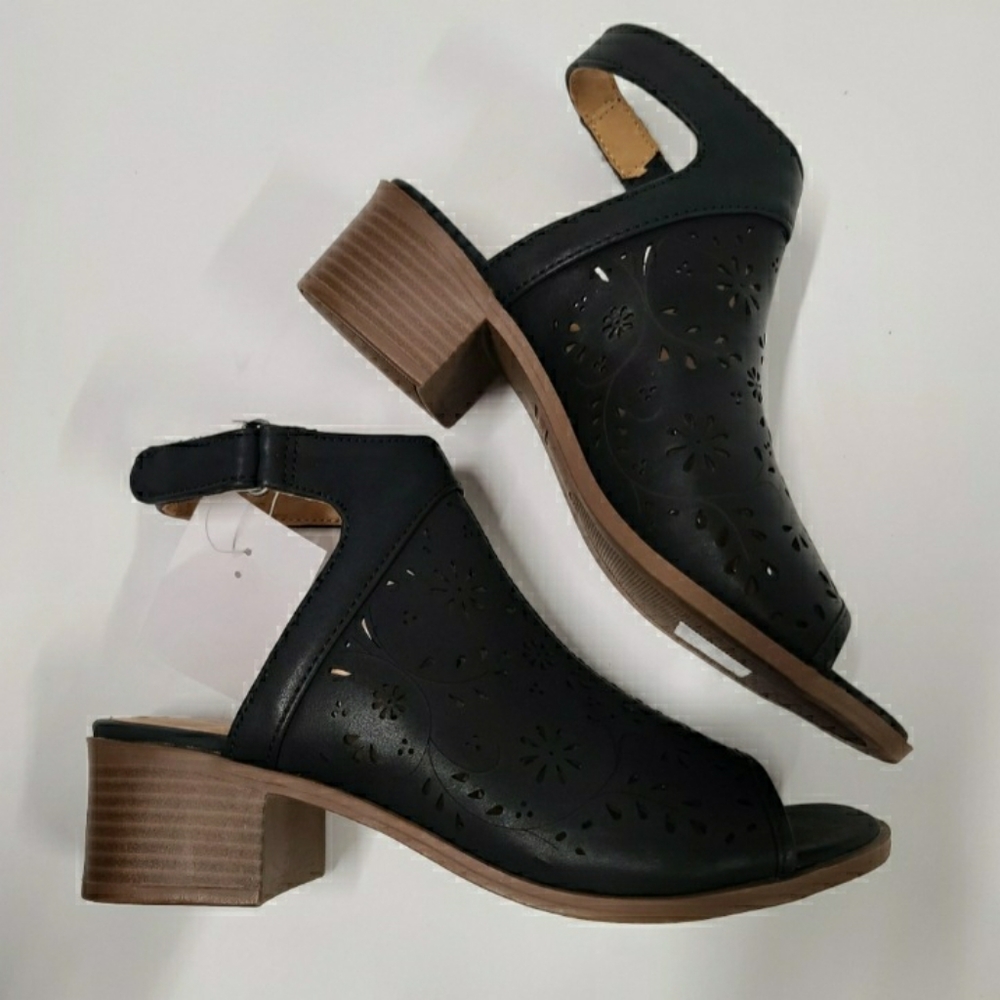 Nine west chunky heels